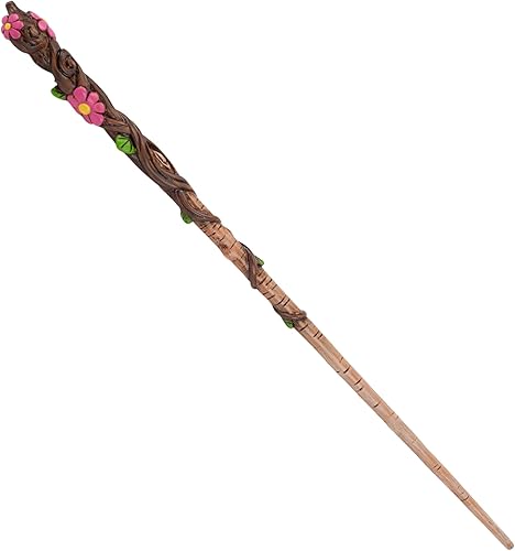 Cottage Garden - Varita mágica de resina coleccionable, para cosplay hecha a mano de 13.75 pulgadas.