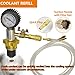 TradeINArt Auto Coolant Vacuum Kit Cooling System Vacuum Radiator Kit Refill & Purging Tool Radiator Coolant Refill Tool Kit Pneumatic Vacuum Antifreeze Change Filler Set for Car Van SUV Truck