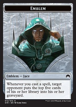 mtg emblem cards Magic: the Gathering - Emblem - Jace (012/14)