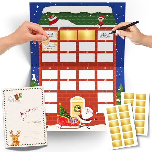 Calendario Avvento Fai da Te Gratta e Vinci | Calendario