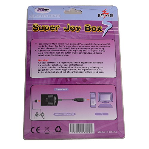 Adaptateur manette 15 broches PC USB pour jouer aux émulateurs sans latence - 3