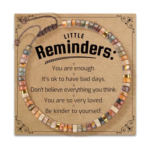 Handwoven Stone with Adjustable Size and Blessing Card Portable for Parties and Special Occasions Wear Friendship Gathering Gift