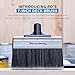 Precision Defined Large 7-Inch Deck Stain Brush for Paints, Wood, Limewash - Heavy Duty Applicator With Threaded Extension Pole