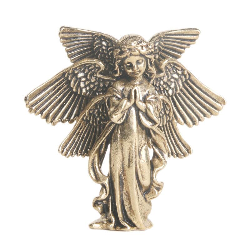 Figura Ángel de Latón Sólido Pequeña miniatura 6