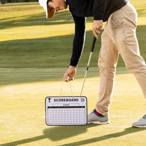 Pizarra de puntuación para golf ligera y portátil miniatura 6