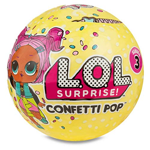 L.o.l. Surprise! Surprise Confetti Pop-series 3 Collectible- MGA (amarela)