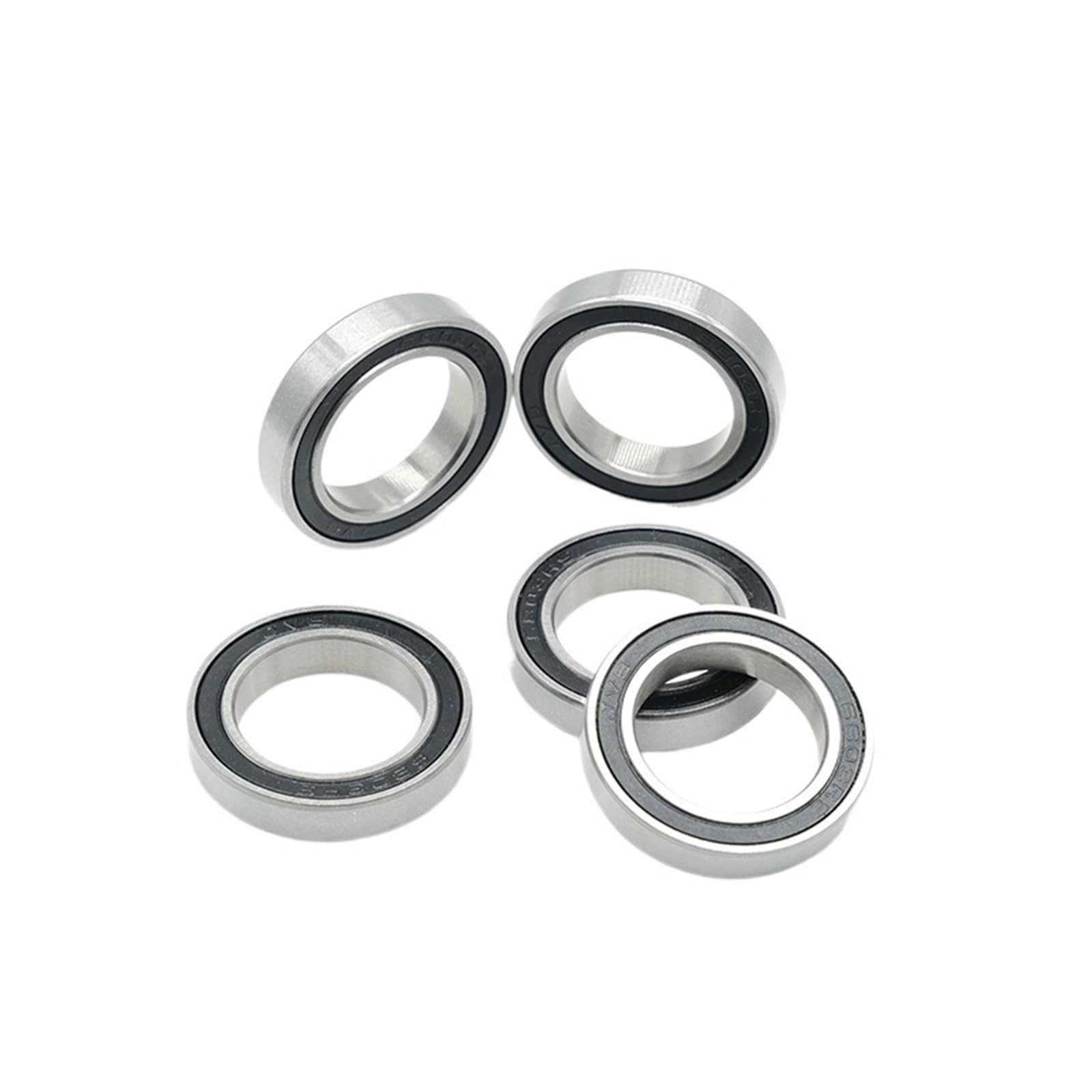 XRKJKQIDG Bimetal Seal Shield Micro deep Groove Bearing 10pcs S6803RS 17x26x5mm ABEC-7 Stainless Steel Ball Bearings