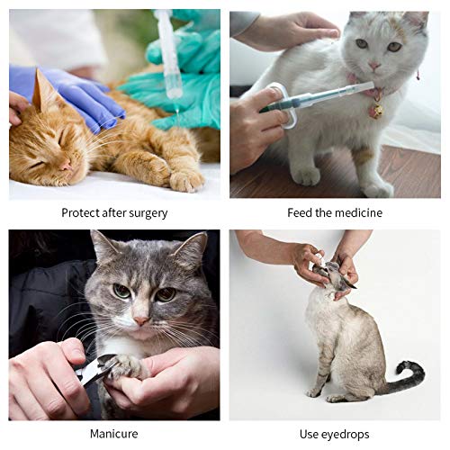Wz Pet Adjustable Dog Cat Cone,Soft Recovery Cat Cone Collar,Dog Protective Collar For Cats And Puppy Surgery,Pink,Small #TOP5