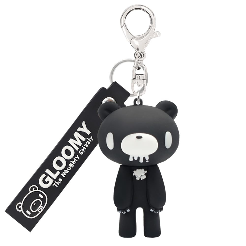 Amazon.co.jp: グルーミー フィギュア付きキーリング mono black 8203