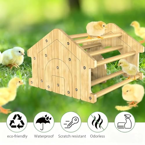 Construction en chanvre interchangeable et bois pour un nid de poulet sain - 5