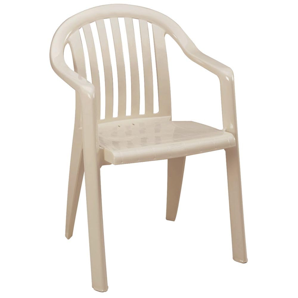 Amazon.com : Grosfillex Miami Lowback Armchair Sandstone : Patio