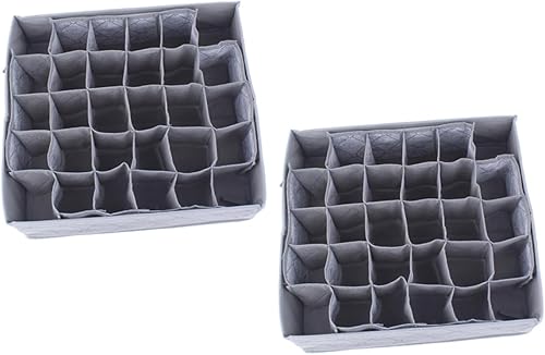 Miniatura 4 de STOBAZA Cajas Organizadoras 6 piezas 30 compartimentos para ropa interior, organizador de ropa interior, bolsa de almacenamiento para ropa interior,
