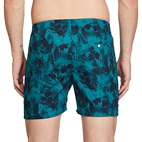 Image of Longies Men's 100% Cotton Pack of 3 Printed Regular Boxer Shorts Ultra-Comfortable Men's Boxer Shorts Pack of 3 100% Super Combedc Cotton Boxers with One Side Pocket