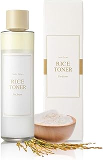 [I'm From] Rice Toner, 5.07 fl oz | 77.78% Rice Extract from Korea, Glow Essence with Niacinamide, Hydrating for Dry Skin,...