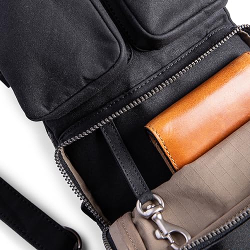 Kolo Colby Shoulder Sling Bag, Cross-Body Shoulder Strap, Organic Waxed Cotton Canvas4