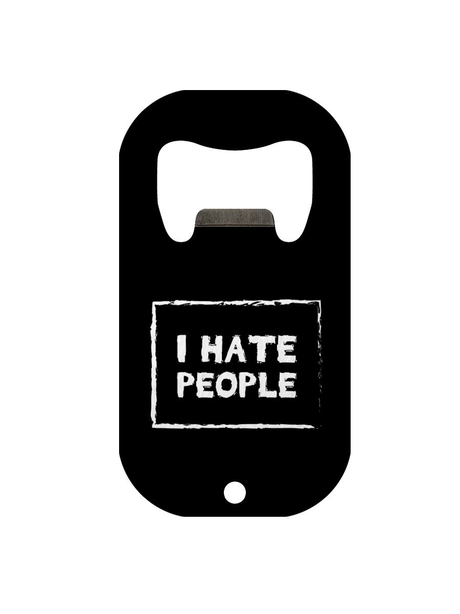 Grindstore Nc I Hate People Mini Bar Blade Bottle Opener 7X3.8cm