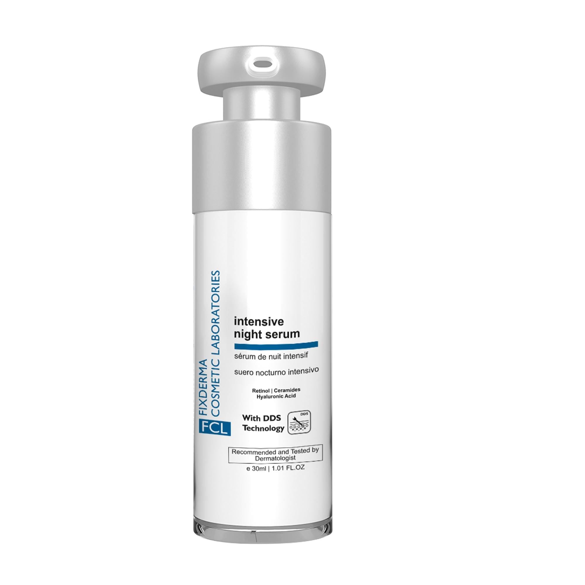 FCL Intensive Night Serum | Anti Aging Night Face Serum | Anti Wrinkle Face Serum 30ml (Pack of 1)