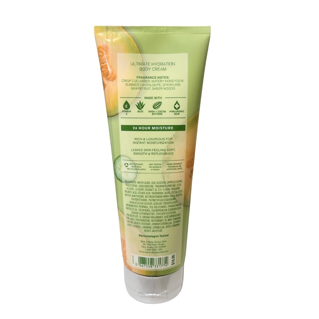 Bath & Body Works Cucumber Melon Body Cream 3-pack - NEW - Image 4