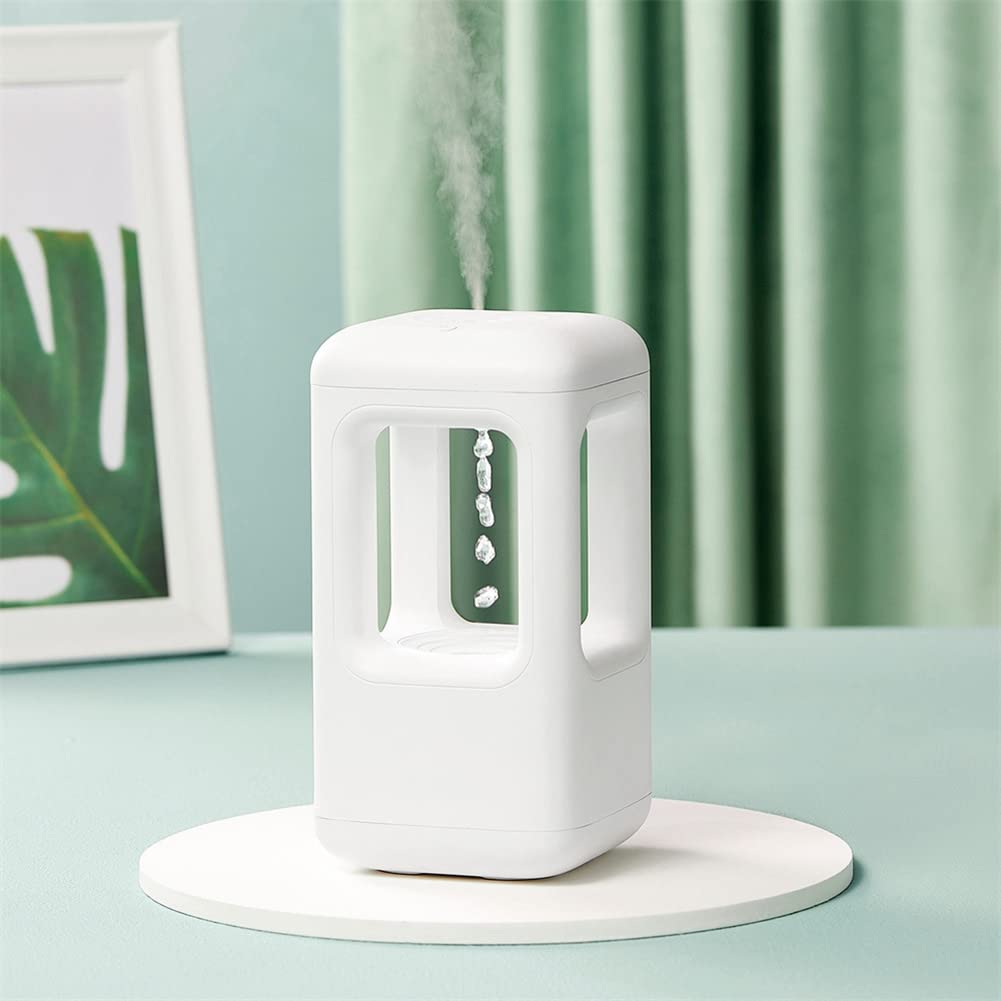 Humidificadores para Dormitorio, Humidificador de Vapor FríO, Humidificador de Gota de Aire, Humidificadores PortáTiles Antigravedad para el Hogar