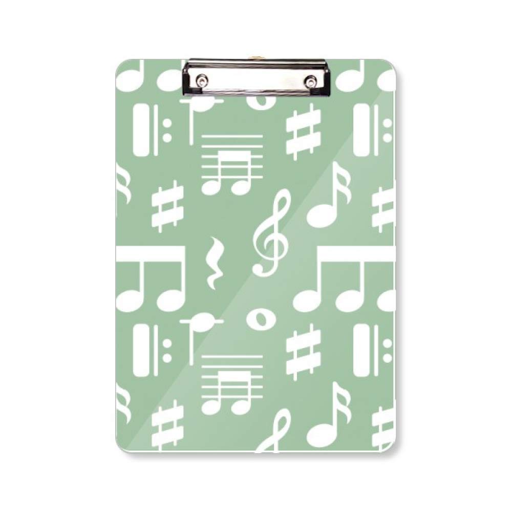 Porte-bloc avec notes de musique pour ne plus perdre vos feuilles de partitions A4