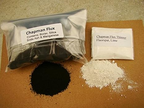 Pre-Mix 1lb Chapman Flux & Thinner Combo-Refine Gold-Silver-Smelting-Assay-Recovery