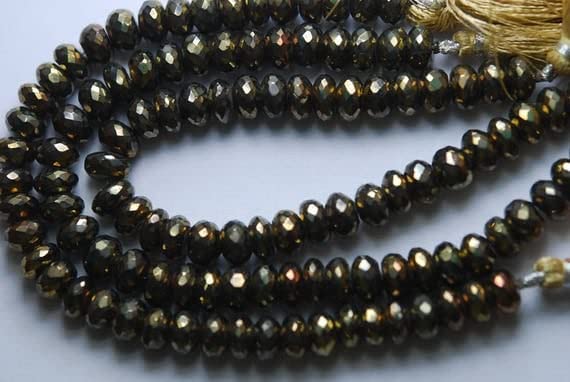 Spinelle noire mystique perles rondelles 9mm LKBEADS pour créer un cadeau personnalisé unique