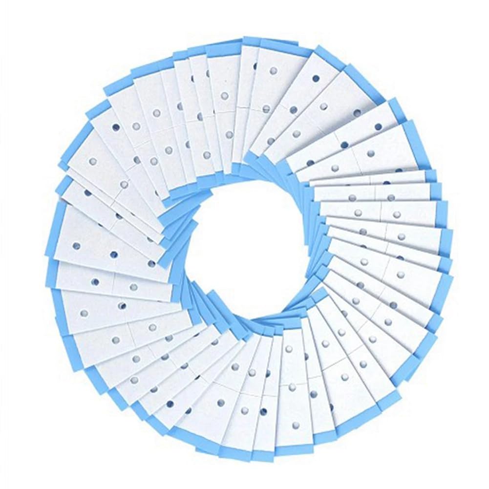 36 Tiras de Cinta para Peluca, Cinta Impermeable de Doble Cara para Peluca de Encaje, Cinta Adhesiva Azul para Pelucas, Extensiones de Cabello, Peluquines