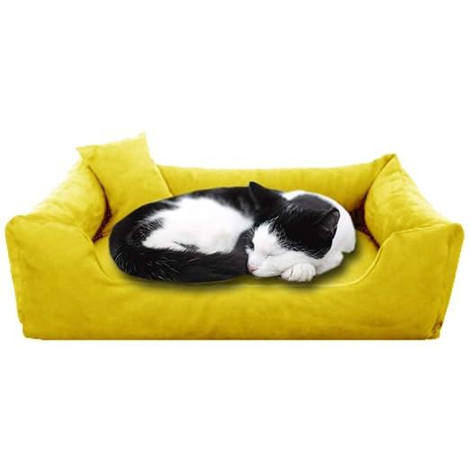 Pet Royale Cat Bed Reversible Cat Bed for Cats Plus Extra Removable