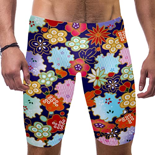 Traje de baño de natación DAPHL para hombre bañador floral de secado rápido