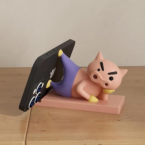 ぶりぶりざえもん 携帯電話スタンド クレヨンしんちゃん フィギュア かわいい 置物 飾り物 おしゃれ 滑り止め 在宅勤務 誕生日 プレゼント