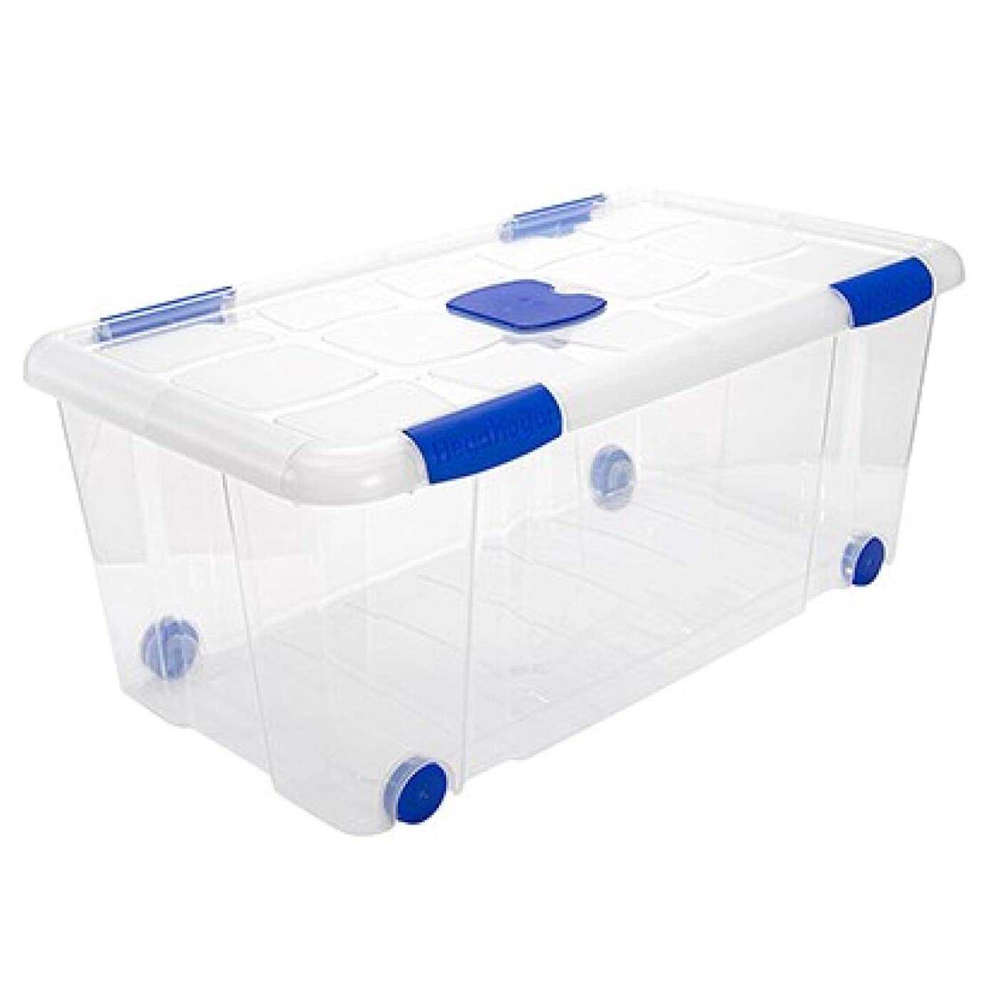 Acan Tradineur - Confezione da 6 scatole di immagazzinaggio – Realizzato in plastica – Contenitore per giocattoli, libri, vestiti, coperte, n. 7 – 30 x 73 x 41 cm – 61 L