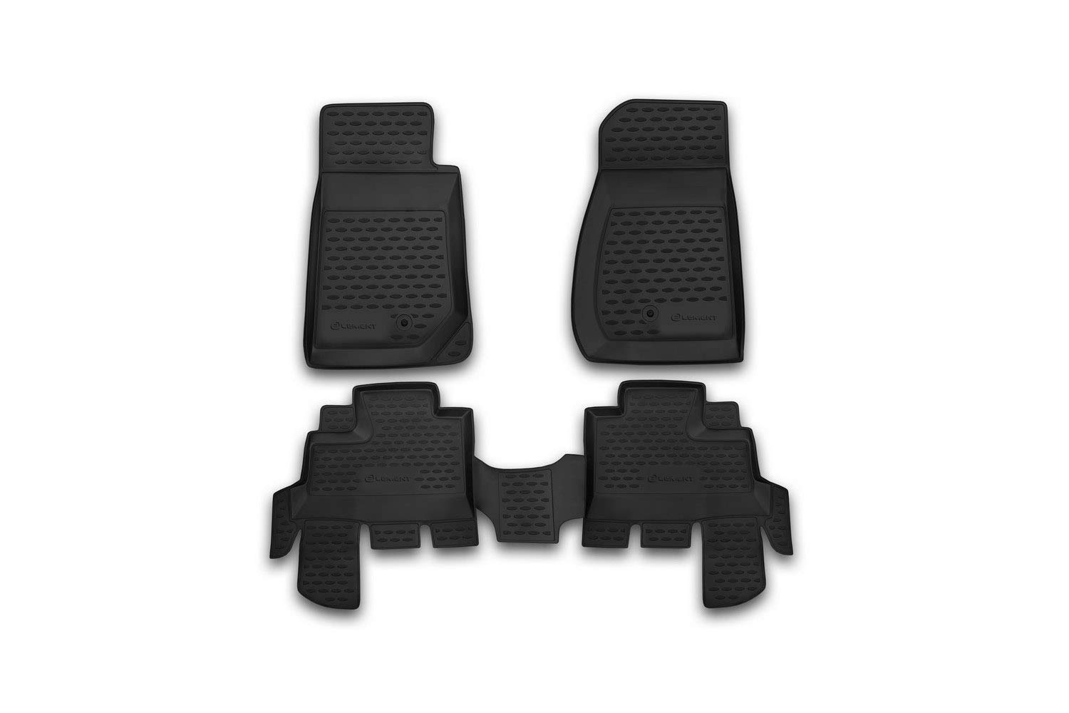 ELEMENT Alfombrillas 3D para ŠKODA Karoq 2017- | Familiar | Europa | Sin Caja Asiento | 4 Piezas — view 107