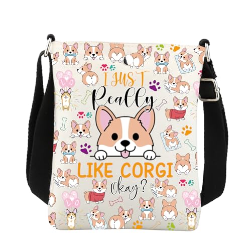 Sac à bandoulière Corgi mignon, l'amour des chiens au quotidien