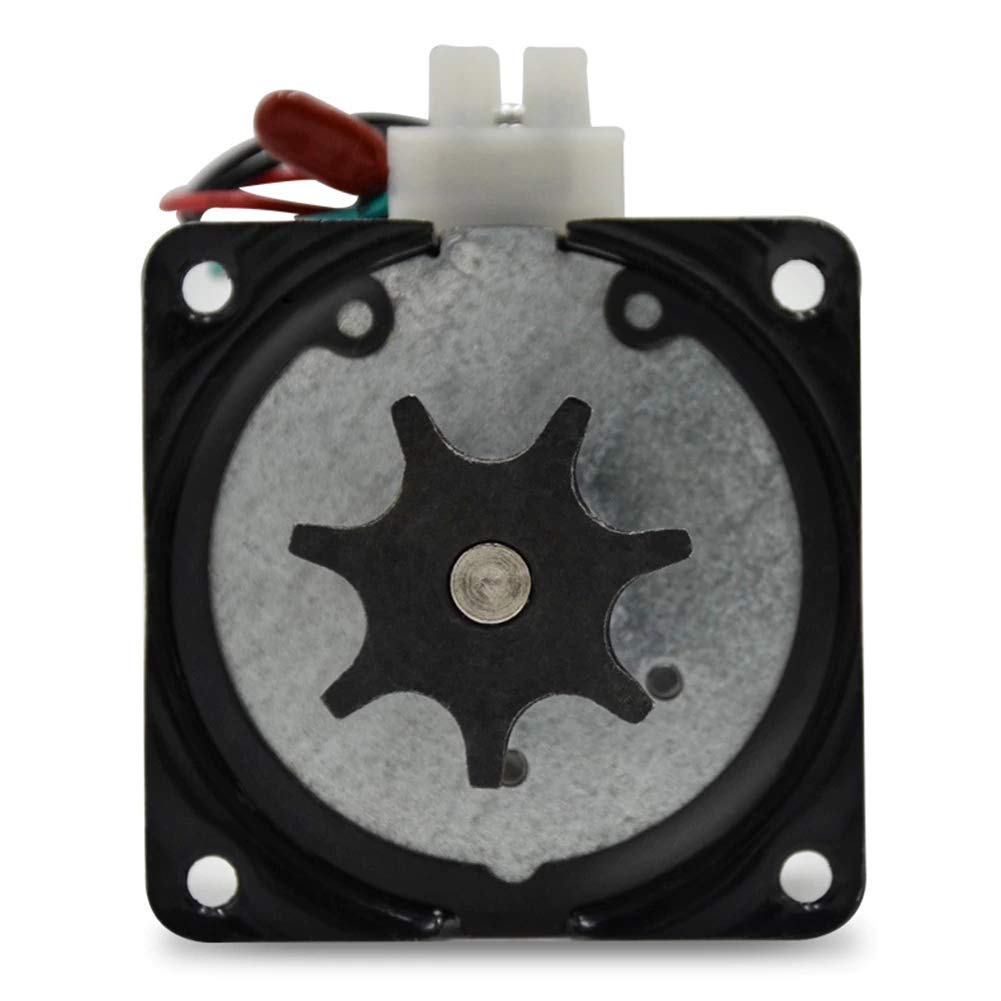 xcluma 220V 2.5r/min 2.5 Turn per Minute 68KTYZ 28W 28 Watt Gear Incubator Motor with Gear Wheel — Amazon image 2