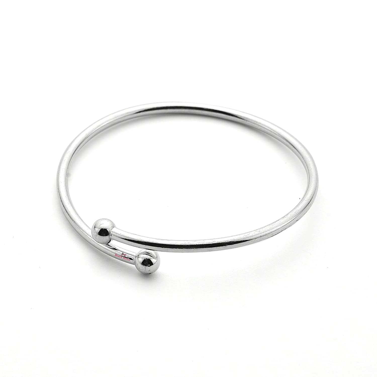 DHRUVS COLLECTION Exclusive BIS Hallmarked 925 Pure Silver Plain Pipe Kada/Bracelet for Girls & Women (Single Piece, 6 Grams) (B0BMLSWH9B) Amazon Price History, Amazon Price Tracker