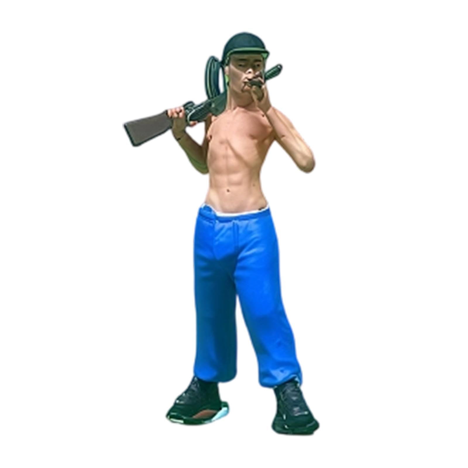 diorama 1:64 people figurine for desktop ornament train layout garage scenes style e | figures & people | parts & accessories | railroads & trains | model railroads & trains