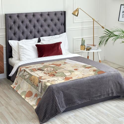 Couverture canapé et lit pour lutter contre le froid douce et légère - 3