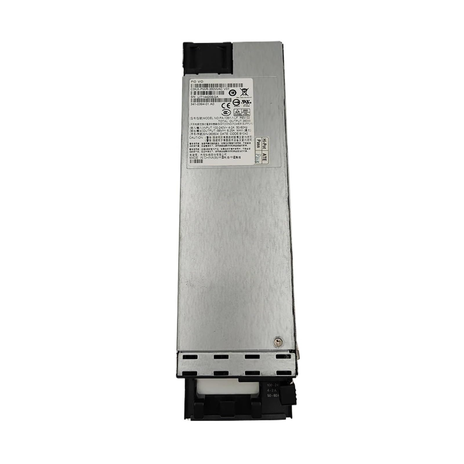 KSZHZYMGX Power Supply 341-0394-01 C3KX-PWR-350WAC