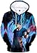PANOZON Sudadera para Hombre Impresa Dragon Ball Chaqueta Deportiva Anime Japonés Estilo...