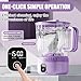 Underwear Washing Machine, Upgrade 2.5L Mini Portable Washing Machine, Mini Washer Deep Cleans Small Clothes for Apartment, Dorm, RV, Travel & Hotel Use (Purple)