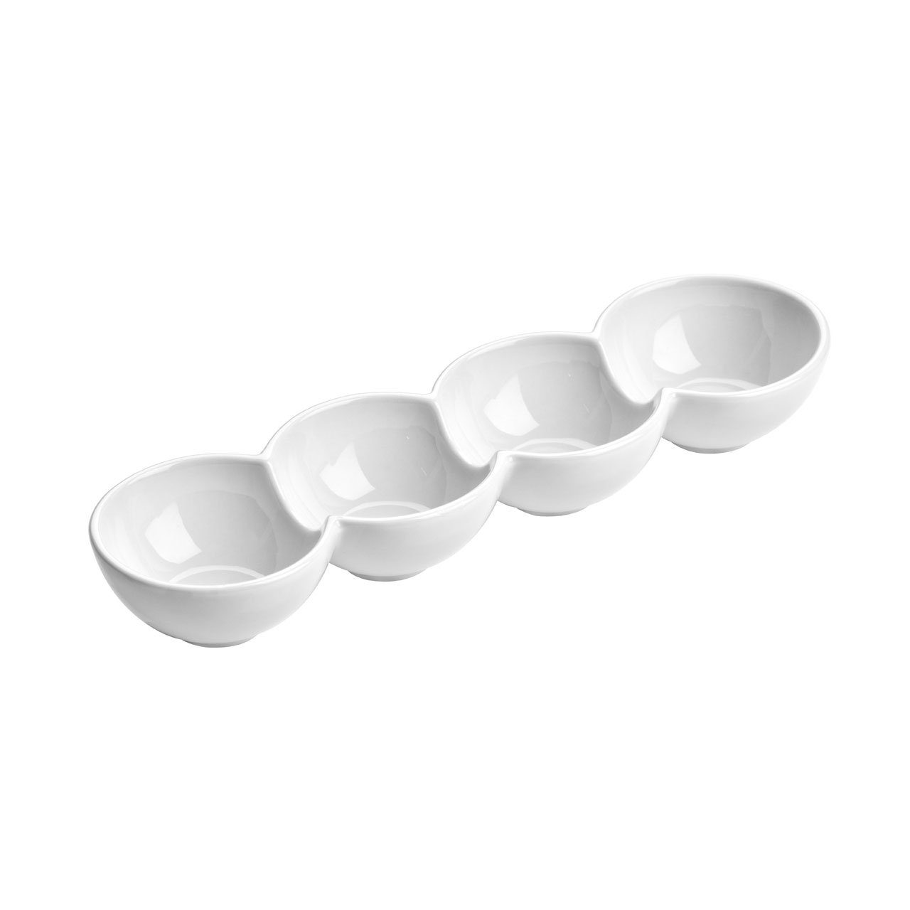 Premier White Housewares Serving Bowls Gloss Finish Bowls Pie Dishes Set Of 4 Snack Bowl Dip Dishes Sauce Dish Porcelain Snack Dishes Dip Bowls