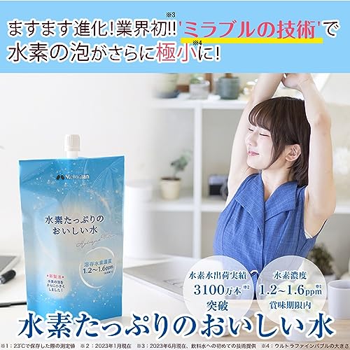 メロディアン 水素水 300ml×20パウチ