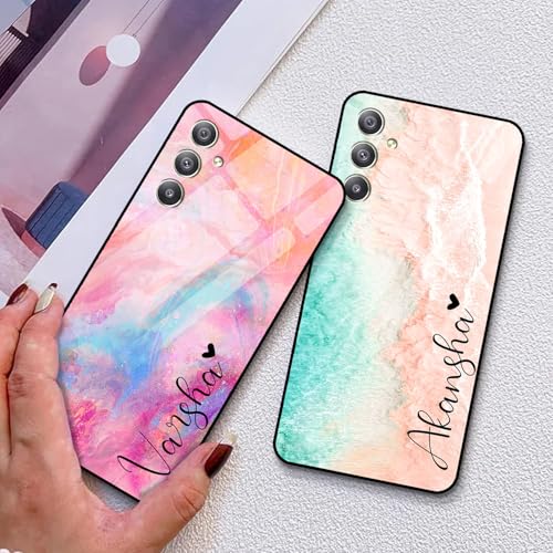 Image of COLORflow Back Cover Compatible with Samsung Galaxy A34 5G | Marble Colors Customized | Shockproof TPU Bumper with Camera Protection Back Cover Compatible with Samsung Galaxy A34 5G