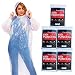 CrucialSense Rain Poncho for Adults - Disposable Family Pack of 5, Waterproof Rain Ponchos/Clear Raincoat with Hood for Men and Women. Ideal for Disney, Hiking, Emergency & Travel