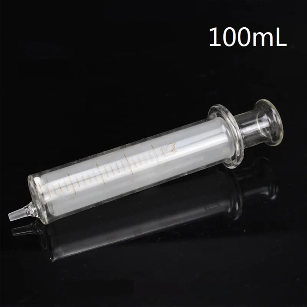 Laborglaswaren 100 ml Glasspritzen-Injektor-Probenehmer mit Nadel-Laborausrüstung