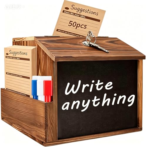 Boîte de collecte de commentaires rustique pour sécuriser vos avis - 2