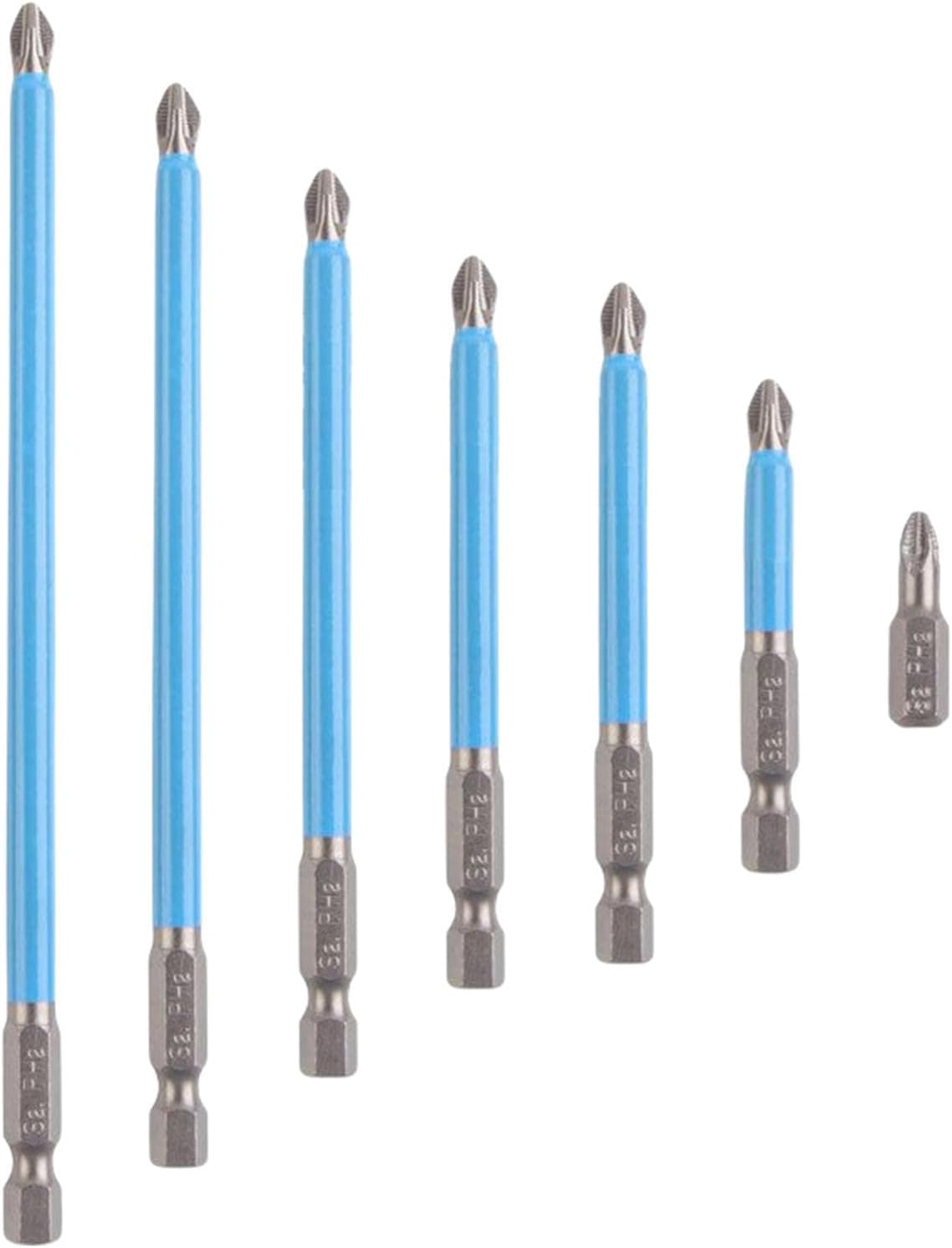 Cross Head Drill Bit 1/4 Inch Hex Sk Quick Accessories for Air Screw Power Tool Drill Bit - (Color: 7pcs)