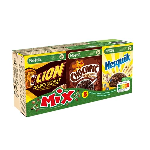 Cereales Nestlé Mix - 1 paquete de 6 estuches de cereales
