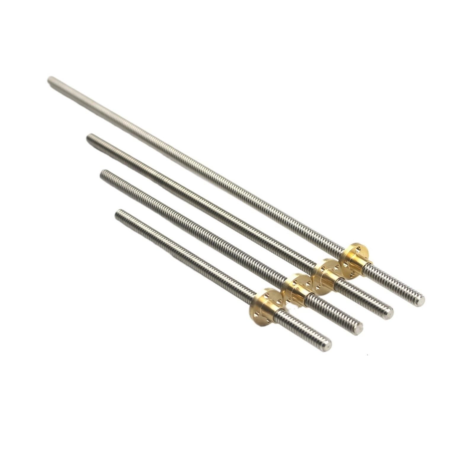 Vis à Billes avec écrou Vis mère T6 Pas de 1 mm Pas de 1 mm Diamètre extérieur 6 mm Longueur 100-1000 mm avec écrou en Laiton Vis trapézoïdale(250mm)