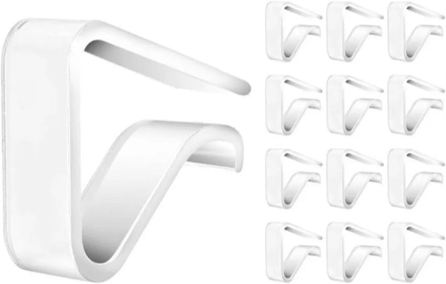 Tablecloth Clips 100 PCS Durable Tablecloth Fixing Clip Anti-slip Invisible Clear Clips Windproof Plastic Table Cover Holders